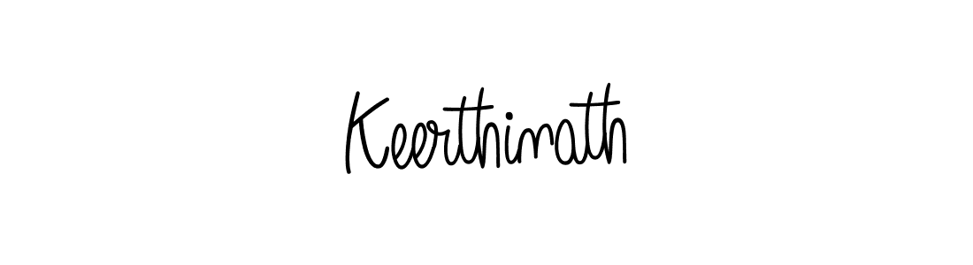 You should practise on your own different ways (Angelique-Rose-font-FFP) to write your name (Keerthinath) in signature. don't let someone else do it for you. Keerthinath signature style 5 images and pictures png