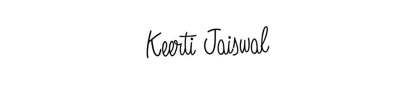 Make a short Keerti Jaiswal signature style. Manage your documents anywhere anytime using Angelique-Rose-font-FFP. Create and add eSignatures, submit forms, share and send files easily. Keerti Jaiswal signature style 5 images and pictures png