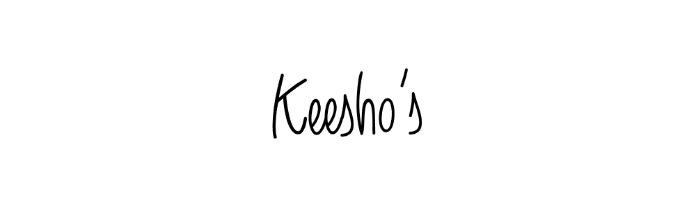 The best way (Angelique-Rose-font-FFP) to make a short signature is to pick only two or three words in your name. The name Keesho’s include a total of six letters. For converting this name. Keesho’s signature style 5 images and pictures png