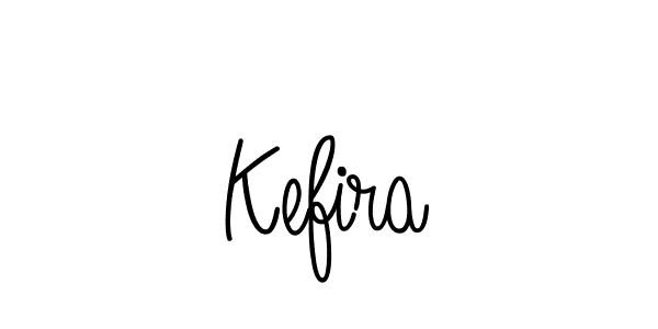 Make a beautiful signature design for name Kefira. With this signature (Angelique-Rose-font-FFP) style, you can create a handwritten signature for free. Kefira signature style 5 images and pictures png