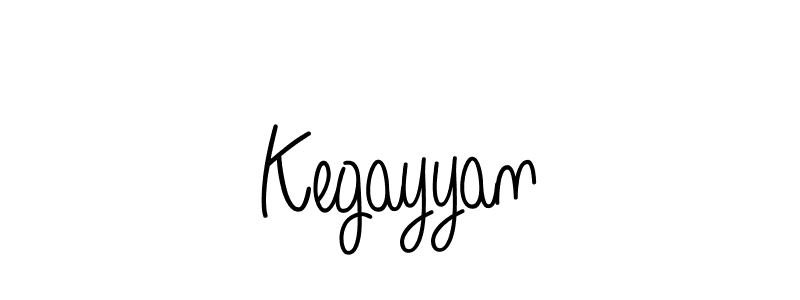 Design your own signature with our free online signature maker. With this signature software, you can create a handwritten (Angelique-Rose-font-FFP) signature for name Kegayyan. Kegayyan signature style 5 images and pictures png