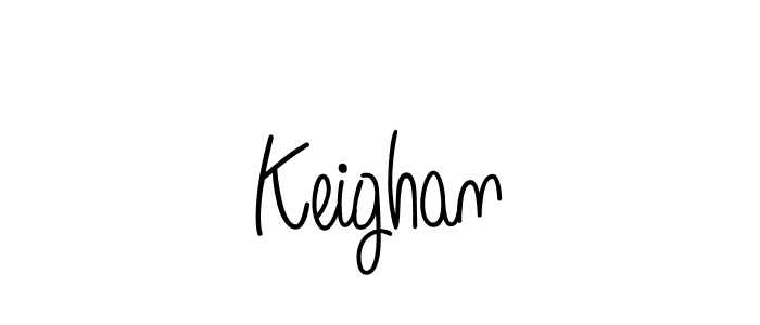 Make a beautiful signature design for name Keighan. With this signature (Angelique-Rose-font-FFP) style, you can create a handwritten signature for free. Keighan signature style 5 images and pictures png