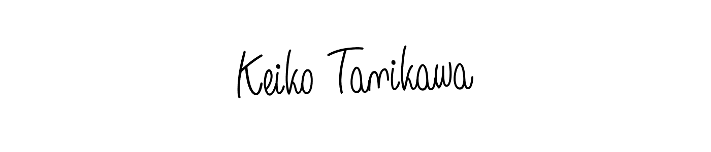 You should practise on your own different ways (Angelique-Rose-font-FFP) to write your name (Keiko Tanikawa) in signature. don't let someone else do it for you. Keiko Tanikawa signature style 5 images and pictures png