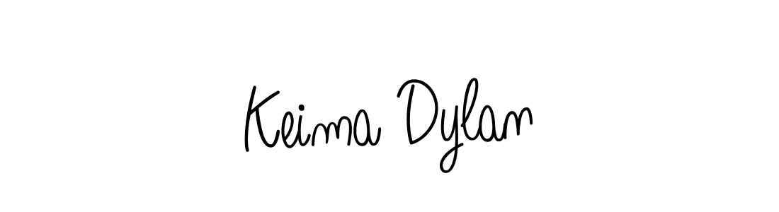 You should practise on your own different ways (Angelique-Rose-font-FFP) to write your name (Keima Dylan) in signature. don't let someone else do it for you. Keima Dylan signature style 5 images and pictures png