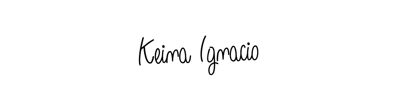 How to make Keina Ignacio signature? Angelique-Rose-font-FFP is a professional autograph style. Create handwritten signature for Keina Ignacio name. Keina Ignacio signature style 5 images and pictures png