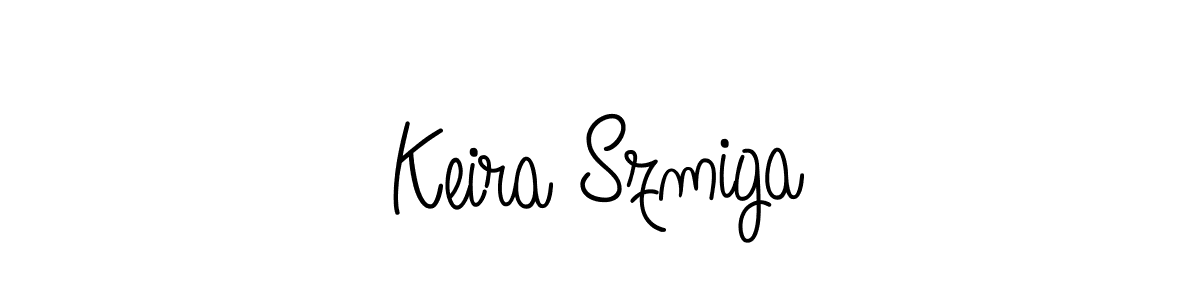 The best way (Angelique-Rose-font-FFP) to make a short signature is to pick only two or three words in your name. The name Keira Szmiga include a total of six letters. For converting this name. Keira Szmiga signature style 5 images and pictures png