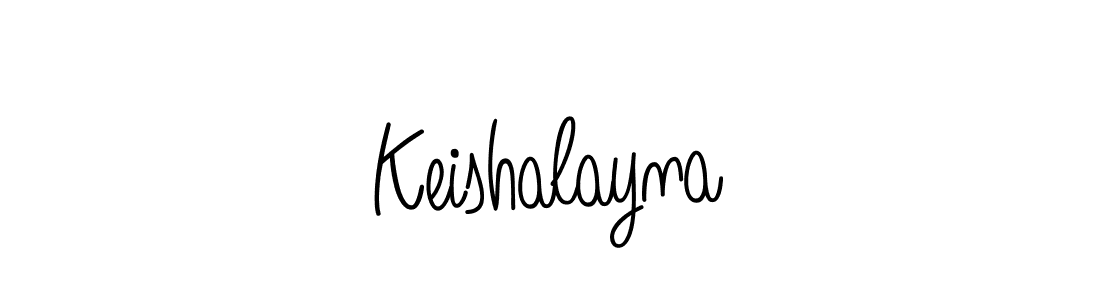 Keishalayna stylish signature style. Best Handwritten Sign (Angelique-Rose-font-FFP) for my name. Handwritten Signature Collection Ideas for my name Keishalayna. Keishalayna signature style 5 images and pictures png