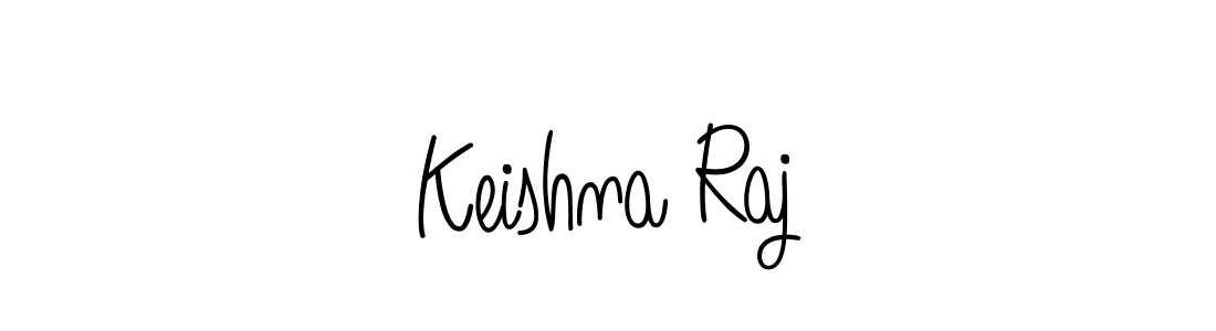 How to make Keishna Raj signature? Angelique-Rose-font-FFP is a professional autograph style. Create handwritten signature for Keishna Raj name. Keishna Raj signature style 5 images and pictures png