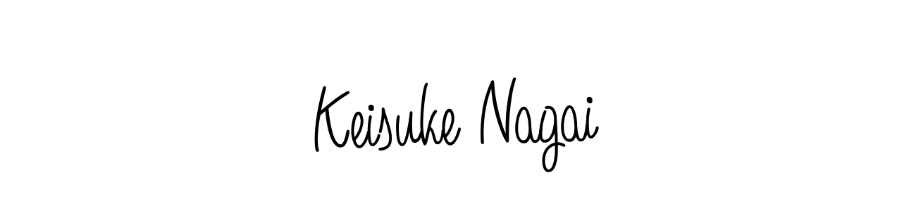 How to make Keisuke Nagai name signature. Use Angelique-Rose-font-FFP style for creating short signs online. This is the latest handwritten sign. Keisuke Nagai signature style 5 images and pictures png