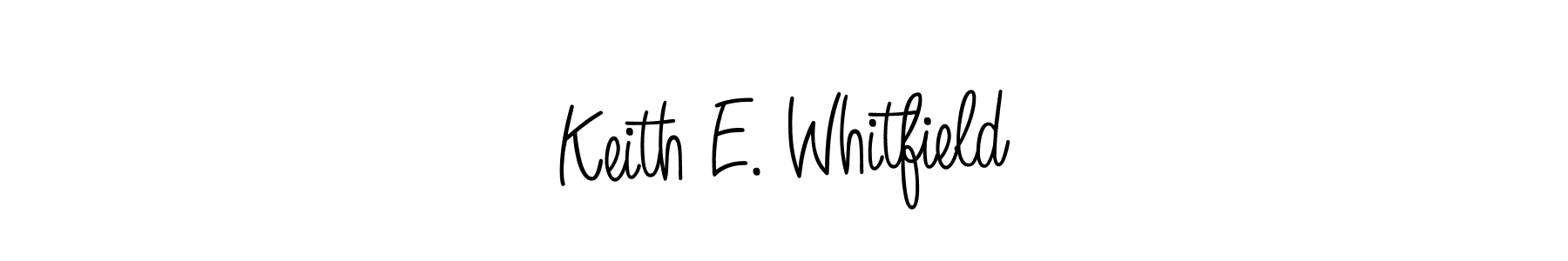 Use a signature maker to create a handwritten signature online. With this signature software, you can design (Angelique-Rose-font-FFP) your own signature for name Keith E. Whitfield. Keith E. Whitfield signature style 5 images and pictures png