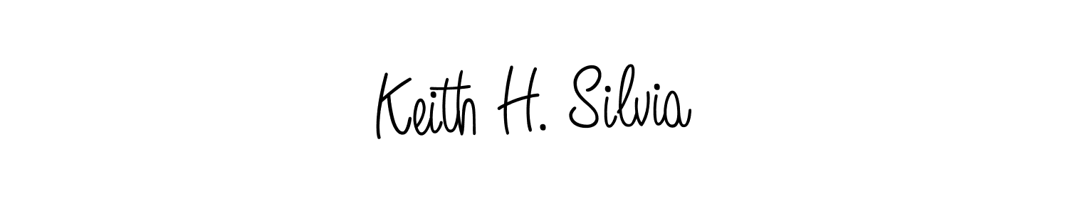 Create a beautiful signature design for name Keith H. Silvia. With this signature (Angelique-Rose-font-FFP) fonts, you can make a handwritten signature for free. Keith H. Silvia signature style 5 images and pictures png