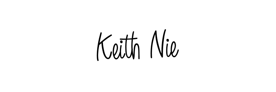 How to make Keith Nie name signature. Use Angelique-Rose-font-FFP style for creating short signs online. This is the latest handwritten sign. Keith Nie signature style 5 images and pictures png