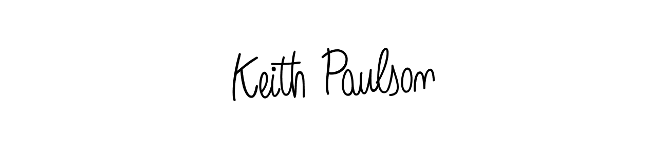 Design your own signature with our free online signature maker. With this signature software, you can create a handwritten (Angelique-Rose-font-FFP) signature for name Keith Paulson. Keith Paulson signature style 5 images and pictures png