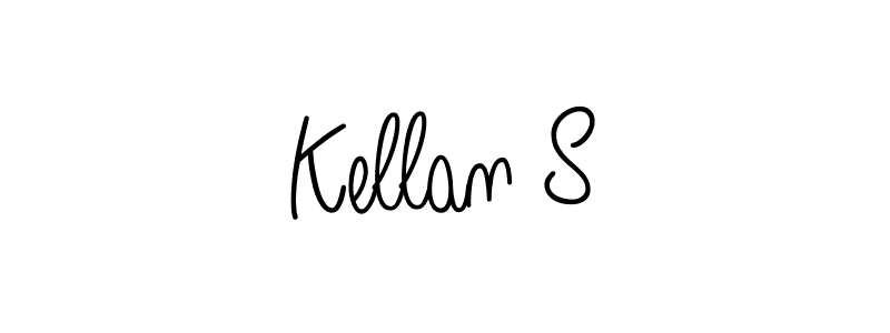 How to Draw Kellan S signature style? Angelique-Rose-font-FFP is a latest design signature styles for name Kellan S. Kellan S signature style 5 images and pictures png