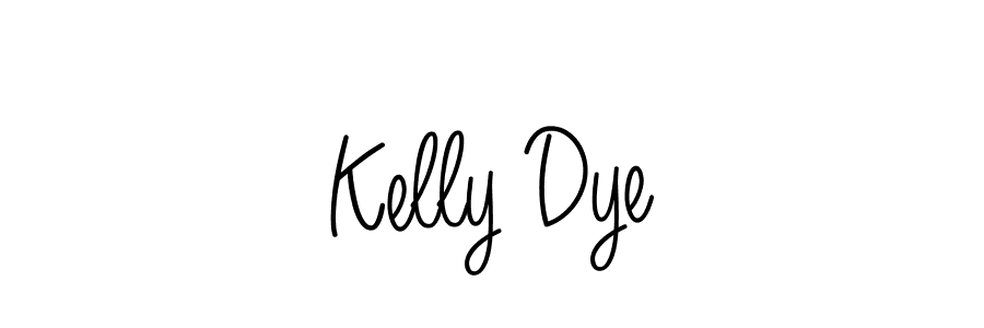 Use a signature maker to create a handwritten signature online. With this signature software, you can design (Angelique-Rose-font-FFP) your own signature for name Kelly Dye. Kelly Dye signature style 5 images and pictures png