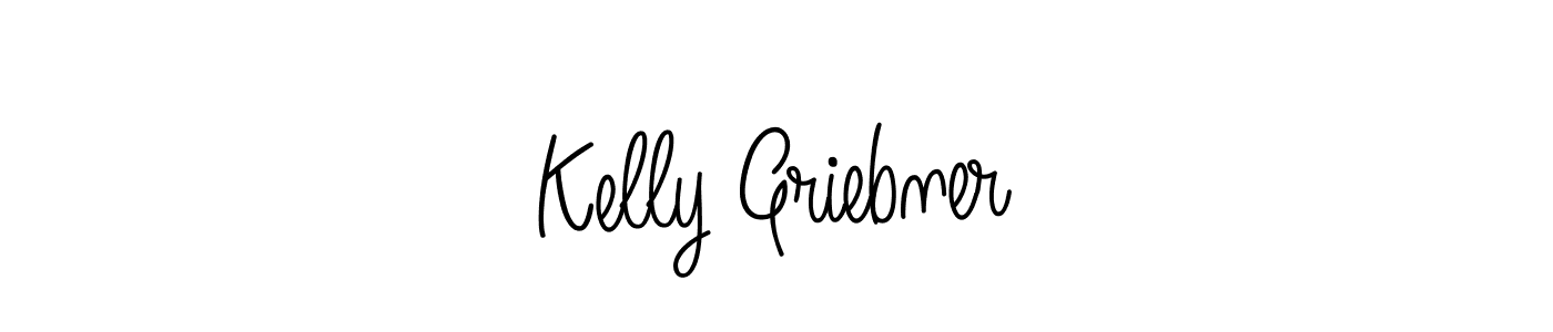 How to make Kelly Griebner name signature. Use Angelique-Rose-font-FFP style for creating short signs online. This is the latest handwritten sign. Kelly Griebner signature style 5 images and pictures png