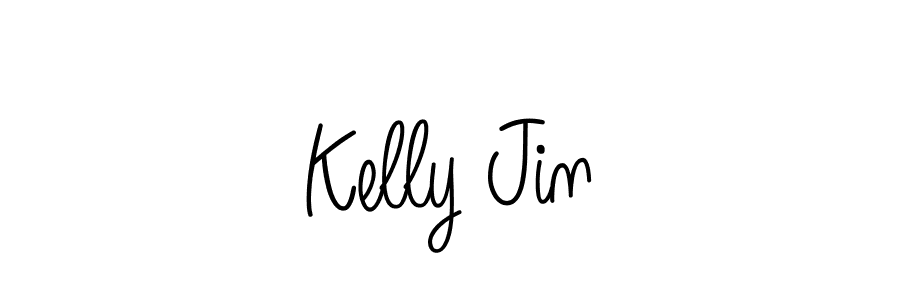 How to make Kelly Jin name signature. Use Angelique-Rose-font-FFP style for creating short signs online. This is the latest handwritten sign. Kelly Jin signature style 5 images and pictures png