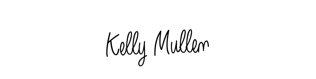 Make a beautiful signature design for name Kelly Mullen. With this signature (Angelique-Rose-font-FFP) style, you can create a handwritten signature for free. Kelly Mullen signature style 5 images and pictures png