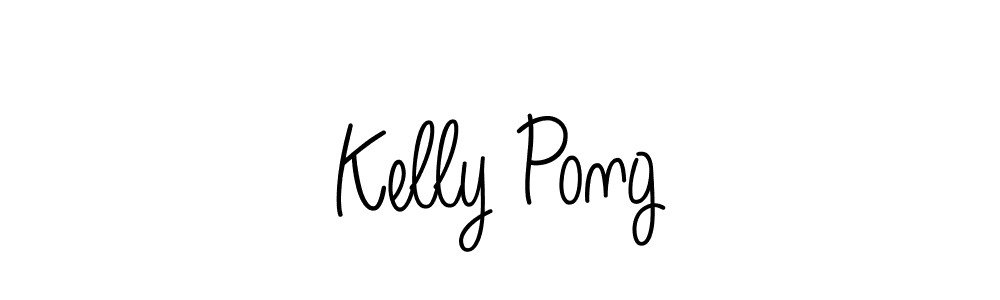 Kelly Pong stylish signature style. Best Handwritten Sign (Angelique-Rose-font-FFP) for my name. Handwritten Signature Collection Ideas for my name Kelly Pong. Kelly Pong signature style 5 images and pictures png
