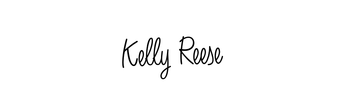 Kelly Reese stylish signature style. Best Handwritten Sign (Angelique-Rose-font-FFP) for my name. Handwritten Signature Collection Ideas for my name Kelly Reese. Kelly Reese signature style 5 images and pictures png