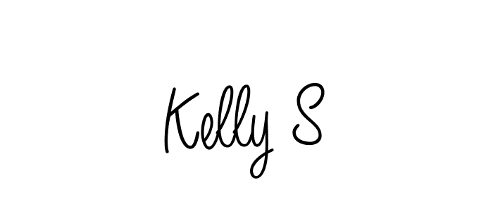 Similarly Angelique-Rose-font-FFP is the best handwritten signature design. Signature creator online .You can use it as an online autograph creator for name Kelly S. Kelly S signature style 5 images and pictures png