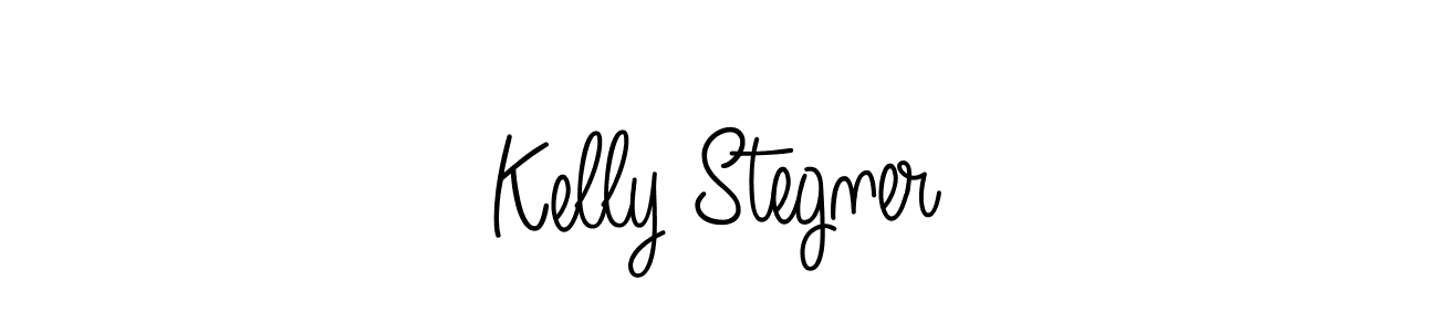 How to make Kelly Stegner signature? Angelique-Rose-font-FFP is a professional autograph style. Create handwritten signature for Kelly Stegner name. Kelly Stegner signature style 5 images and pictures png