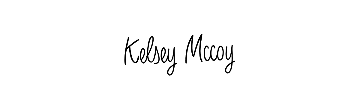 Kelsey Mccoy stylish signature style. Best Handwritten Sign (Angelique-Rose-font-FFP) for my name. Handwritten Signature Collection Ideas for my name Kelsey Mccoy. Kelsey Mccoy signature style 5 images and pictures png