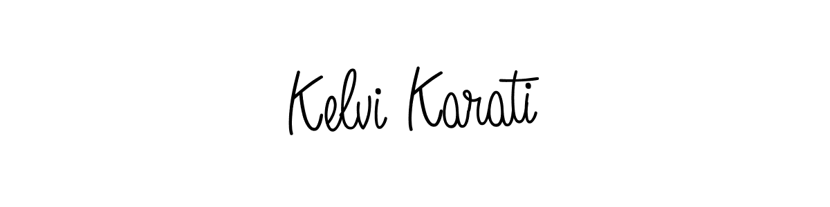 How to Draw Kelvi Karati signature style? Angelique-Rose-font-FFP is a latest design signature styles for name Kelvi Karati. Kelvi Karati signature style 5 images and pictures png