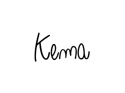 Make a beautiful signature design for name Kema. With this signature (Angelique-Rose-font-FFP) style, you can create a handwritten signature for free. Kema signature style 5 images and pictures png