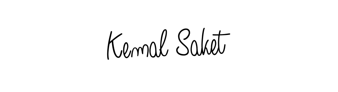 The best way (Angelique-Rose-font-FFP) to make a short signature is to pick only two or three words in your name. The name Kemal Saket include a total of six letters. For converting this name. Kemal Saket signature style 5 images and pictures png