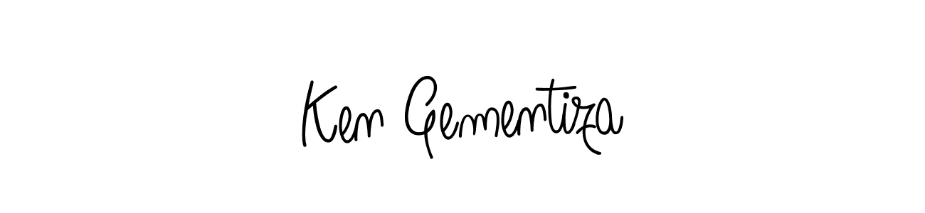 Similarly Angelique-Rose-font-FFP is the best handwritten signature design. Signature creator online .You can use it as an online autograph creator for name Ken Gementiza. Ken Gementiza signature style 5 images and pictures png