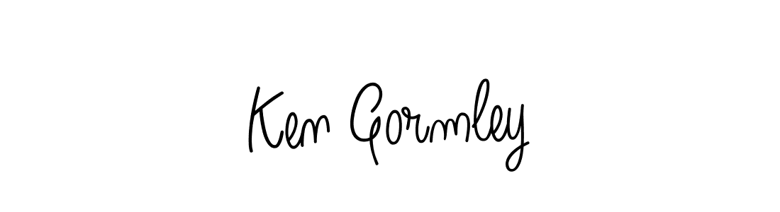 Ken Gormley stylish signature style. Best Handwritten Sign (Angelique-Rose-font-FFP) for my name. Handwritten Signature Collection Ideas for my name Ken Gormley. Ken Gormley signature style 5 images and pictures png