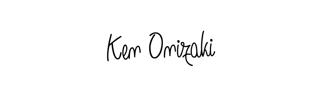 Best and Professional Signature Style for Ken Onizaki. Angelique-Rose-font-FFP Best Signature Style Collection. Ken Onizaki signature style 5 images and pictures png