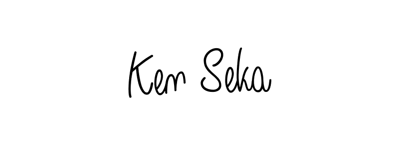 Create a beautiful signature design for name Ken Seka. With this signature (Angelique-Rose-font-FFP) fonts, you can make a handwritten signature for free. Ken Seka signature style 5 images and pictures png