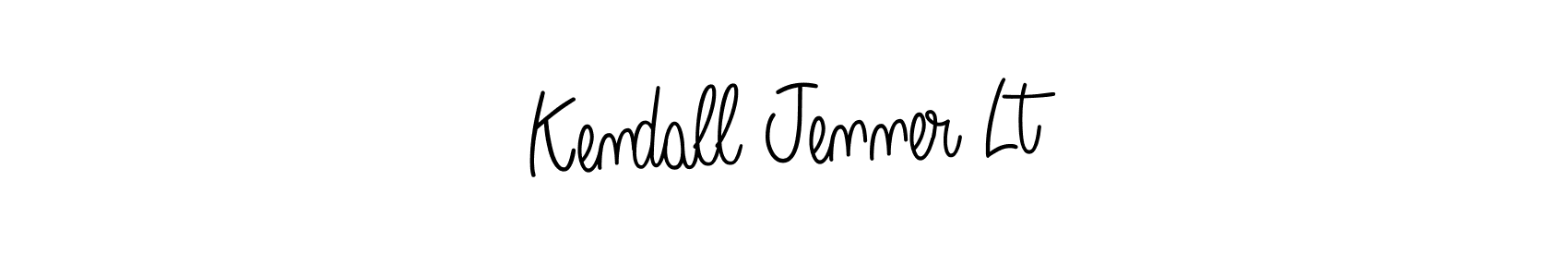 Kendall Jenner Lt stylish signature style. Best Handwritten Sign (Angelique-Rose-font-FFP) for my name. Handwritten Signature Collection Ideas for my name Kendall Jenner Lt. Kendall Jenner Lt signature style 5 images and pictures png