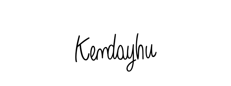Angelique-Rose-font-FFP is a professional signature style that is perfect for those who want to add a touch of class to their signature. It is also a great choice for those who want to make their signature more unique. Get Kendayhu name to fancy signature for free. Kendayhu signature style 5 images and pictures png