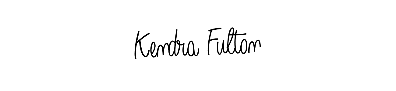 Use a signature maker to create a handwritten signature online. With this signature software, you can design (Angelique-Rose-font-FFP) your own signature for name Kendra Fulton. Kendra Fulton signature style 5 images and pictures png