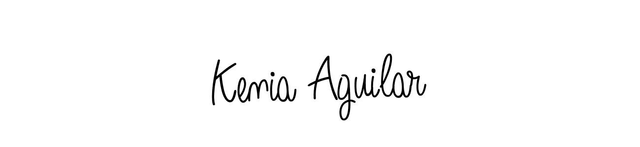 You can use this online signature creator to create a handwritten signature for the name Kenia Aguilar. This is the best online autograph maker. Kenia Aguilar signature style 5 images and pictures png