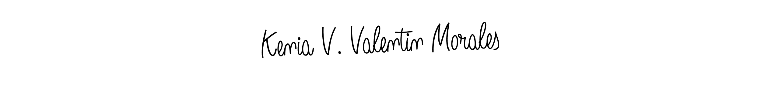 Similarly Angelique-Rose-font-FFP is the best handwritten signature design. Signature creator online .You can use it as an online autograph creator for name Kenia V. Valentin Morales. Kenia V. Valentin Morales signature style 5 images and pictures png