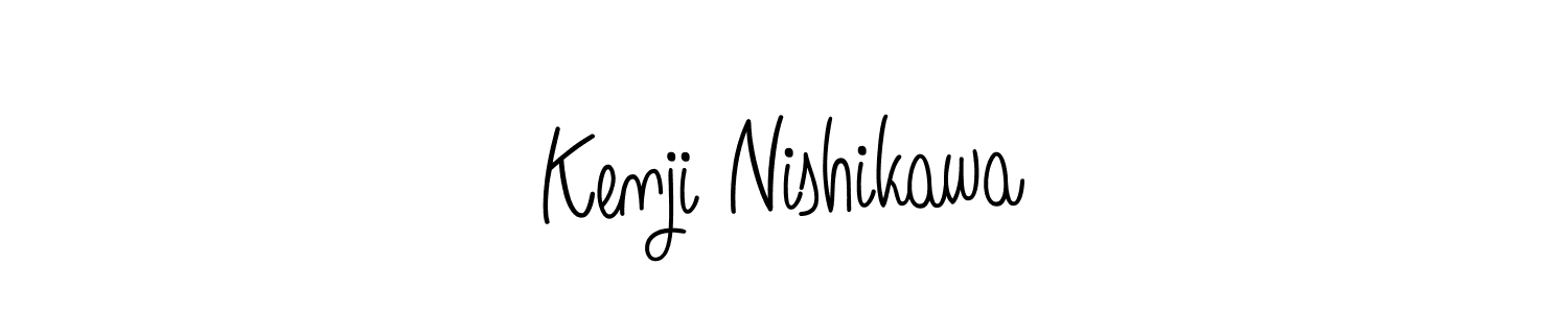 Also we have Kenji Nishikawa name is the best signature style. Create professional handwritten signature collection using Angelique-Rose-font-FFP autograph style. Kenji Nishikawa signature style 5 images and pictures png