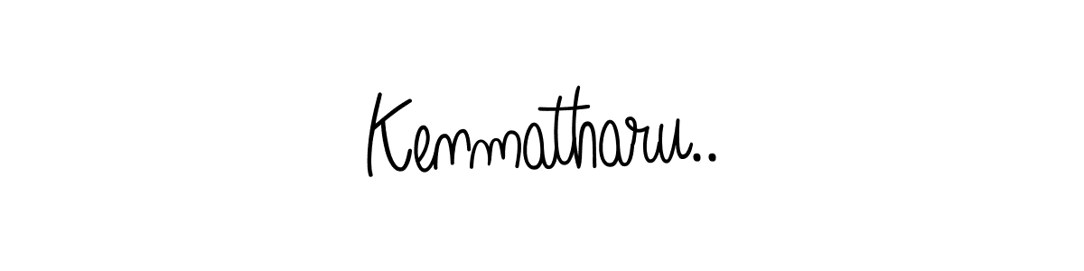 It looks lik you need a new signature style for name Kenmatharu... Design unique handwritten (Angelique-Rose-font-FFP) signature with our free signature maker in just a few clicks. Kenmatharu.. signature style 5 images and pictures png