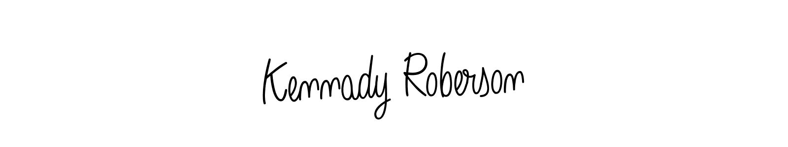 How to make Kennady Roberson signature? Angelique-Rose-font-FFP is a professional autograph style. Create handwritten signature for Kennady Roberson name. Kennady Roberson signature style 5 images and pictures png