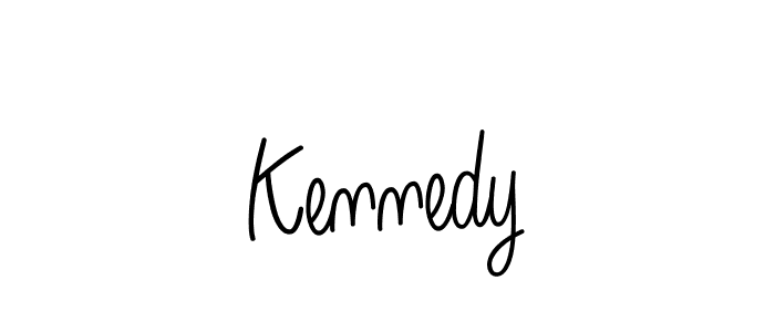 Make a beautiful signature design for name Kennedy. With this signature (Angelique-Rose-font-FFP) style, you can create a handwritten signature for free. Kennedy signature style 5 images and pictures png