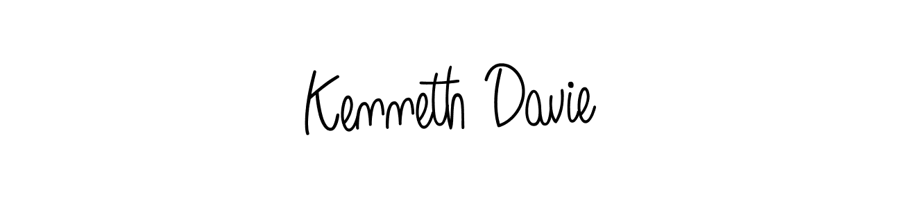 Design your own signature with our free online signature maker. With this signature software, you can create a handwritten (Angelique-Rose-font-FFP) signature for name Kenneth Davie. Kenneth Davie signature style 5 images and pictures png