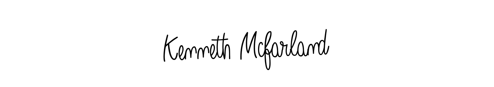 Make a beautiful signature design for name Kenneth Mcfarland. With this signature (Angelique-Rose-font-FFP) style, you can create a handwritten signature for free. Kenneth Mcfarland signature style 5 images and pictures png