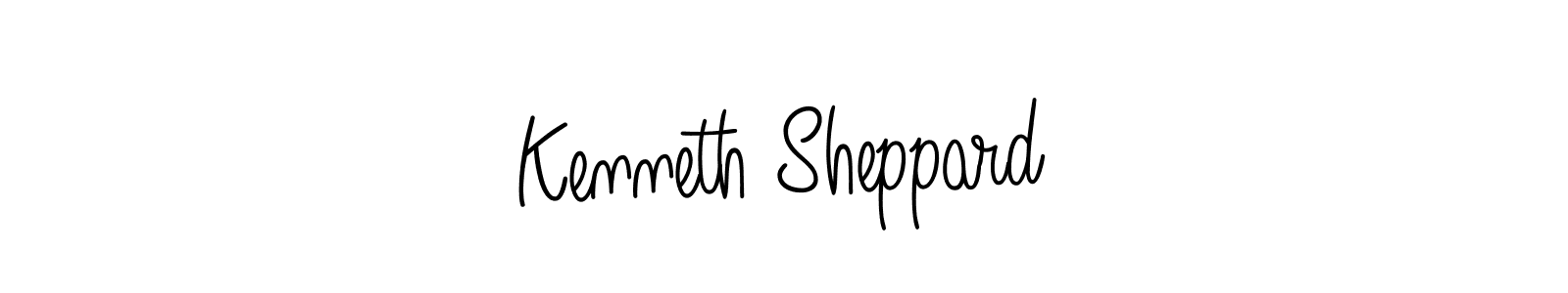 How to make Kenneth Sheppard name signature. Use Angelique-Rose-font-FFP style for creating short signs online. This is the latest handwritten sign. Kenneth Sheppard signature style 5 images and pictures png