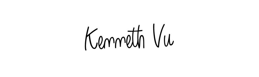 How to Draw Kenneth Vu signature style? Angelique-Rose-font-FFP is a latest design signature styles for name Kenneth Vu. Kenneth Vu signature style 5 images and pictures png