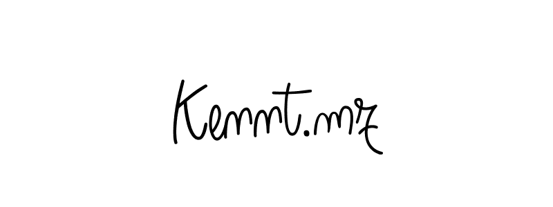 You should practise on your own different ways (Angelique-Rose-font-FFP) to write your name (Kennt.mz) in signature. don't let someone else do it for you. Kennt.mz signature style 5 images and pictures png