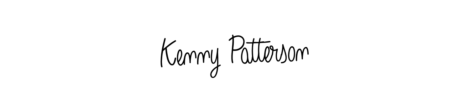 Make a beautiful signature design for name Kenny Patterson. With this signature (Angelique-Rose-font-FFP) style, you can create a handwritten signature for free. Kenny Patterson signature style 5 images and pictures png