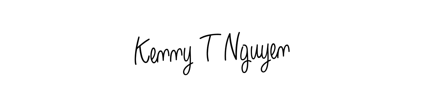 Also we have Kenny T Nguyen name is the best signature style. Create professional handwritten signature collection using Angelique-Rose-font-FFP autograph style. Kenny T Nguyen signature style 5 images and pictures png